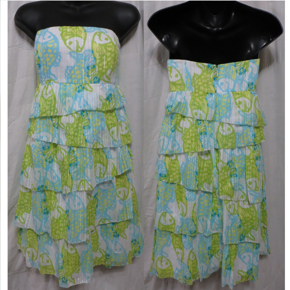 Lilly Pulitzer dress 10 Arden Lurex Off The Hook